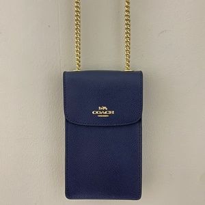 Blue Coach purse
